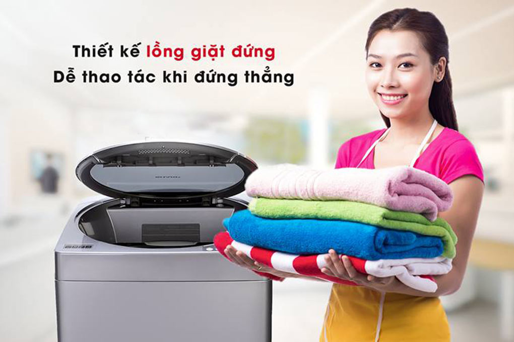 Máy Giặt Cửa Trên Sharp ES-U95HV-S (9.5Kg) - Hàng Chính Hãng